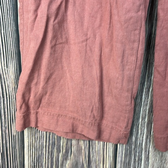 NWT Rose Colored Linen Pants- Size Medium - Picture 4 of 12